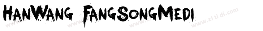 HanWang FangSongMedi字体转换